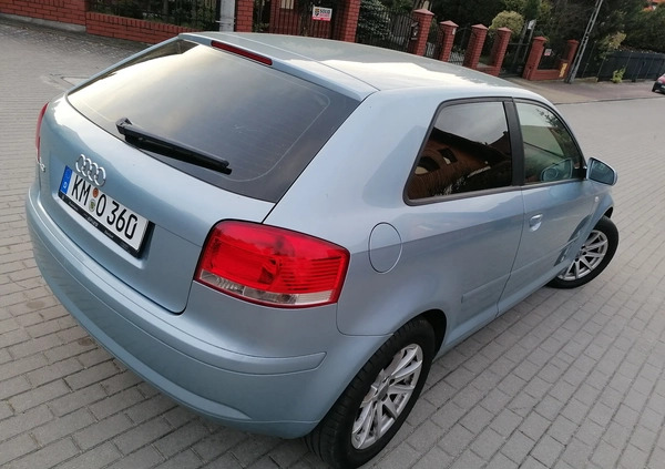 Audi A3 cena 18500 przebieg: 169398, rok produkcji 2006 z Janowiec Wielkopolski małe 529